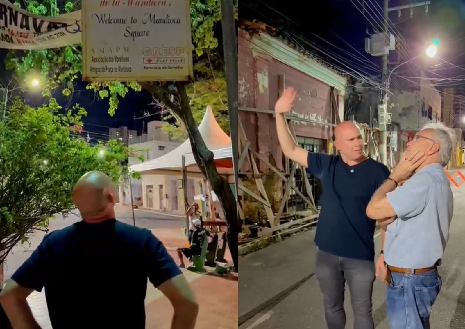 Abilio retira pessoalmente placa que citava Praça da Mandioca como local de punição a “criminosos”