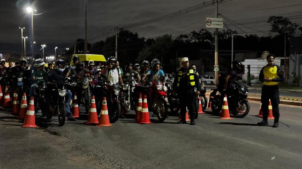 Lei Seca Motos resulta em autuações e apreensão de veículos em Cuiabá