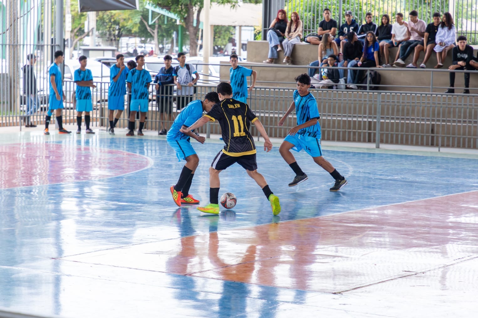 Ginásio Verdinho recebe finais do futsal dos Jogos Estudantis Cuiabanos nesta quinta e sexta-feira