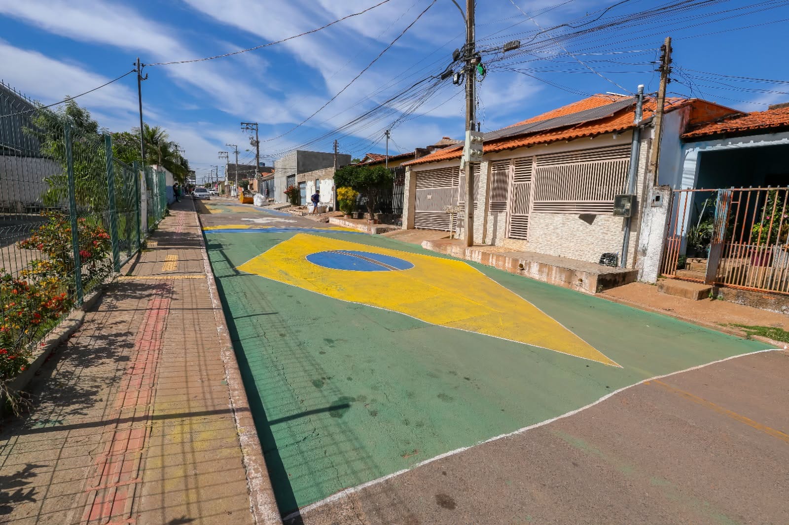 Prefeitura vai montar telões para os jogos do Brasil nas ruas mais decoradas de Cuiabá