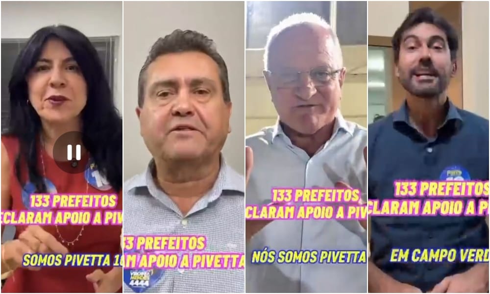 Vídeo com prefeitos tenta criar apoio a Pivetta, mas pesquisas mostram que não garante voto