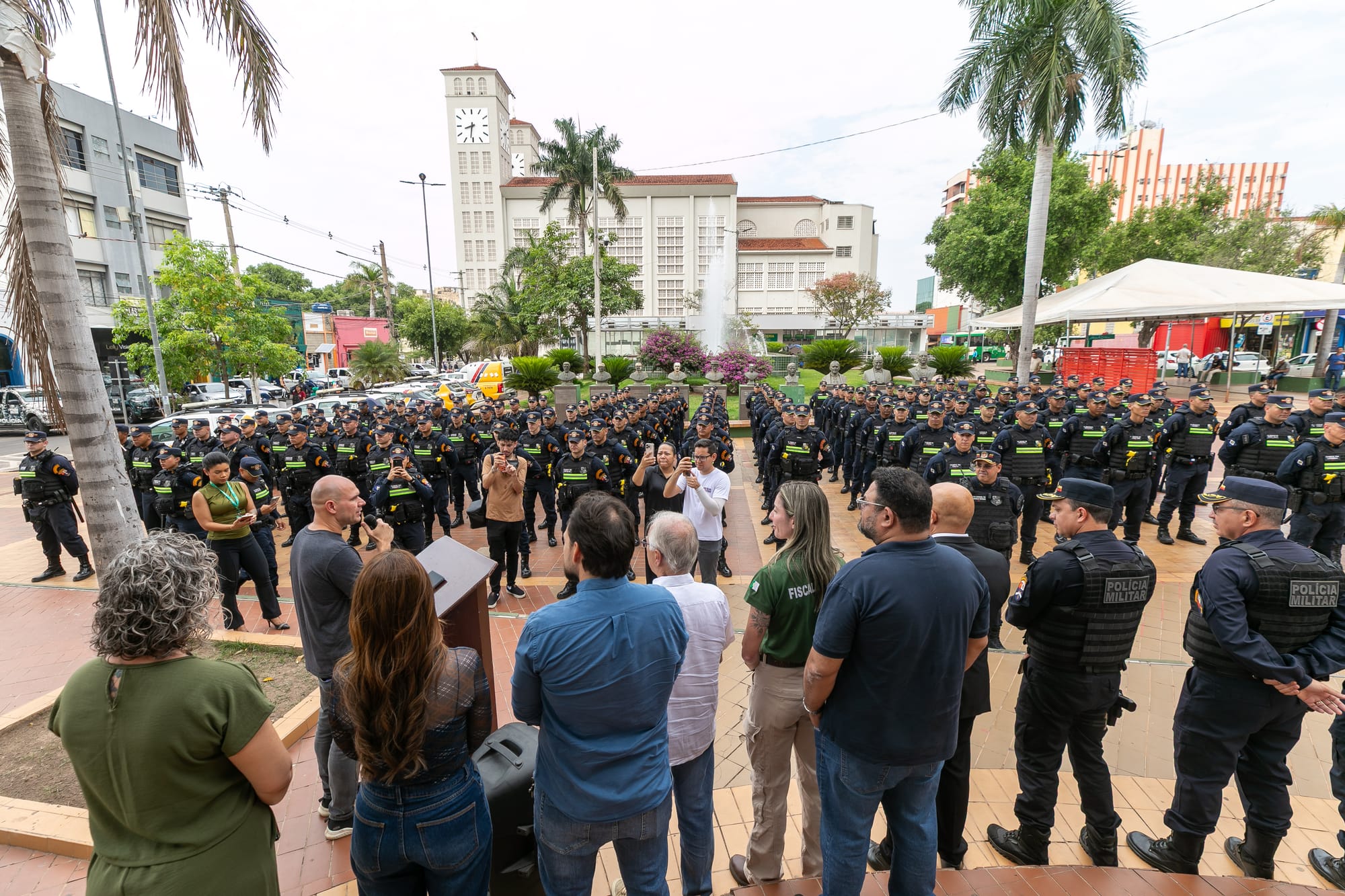 Abilio coloca estrutura à disposição da PM em operação Centro Seguro