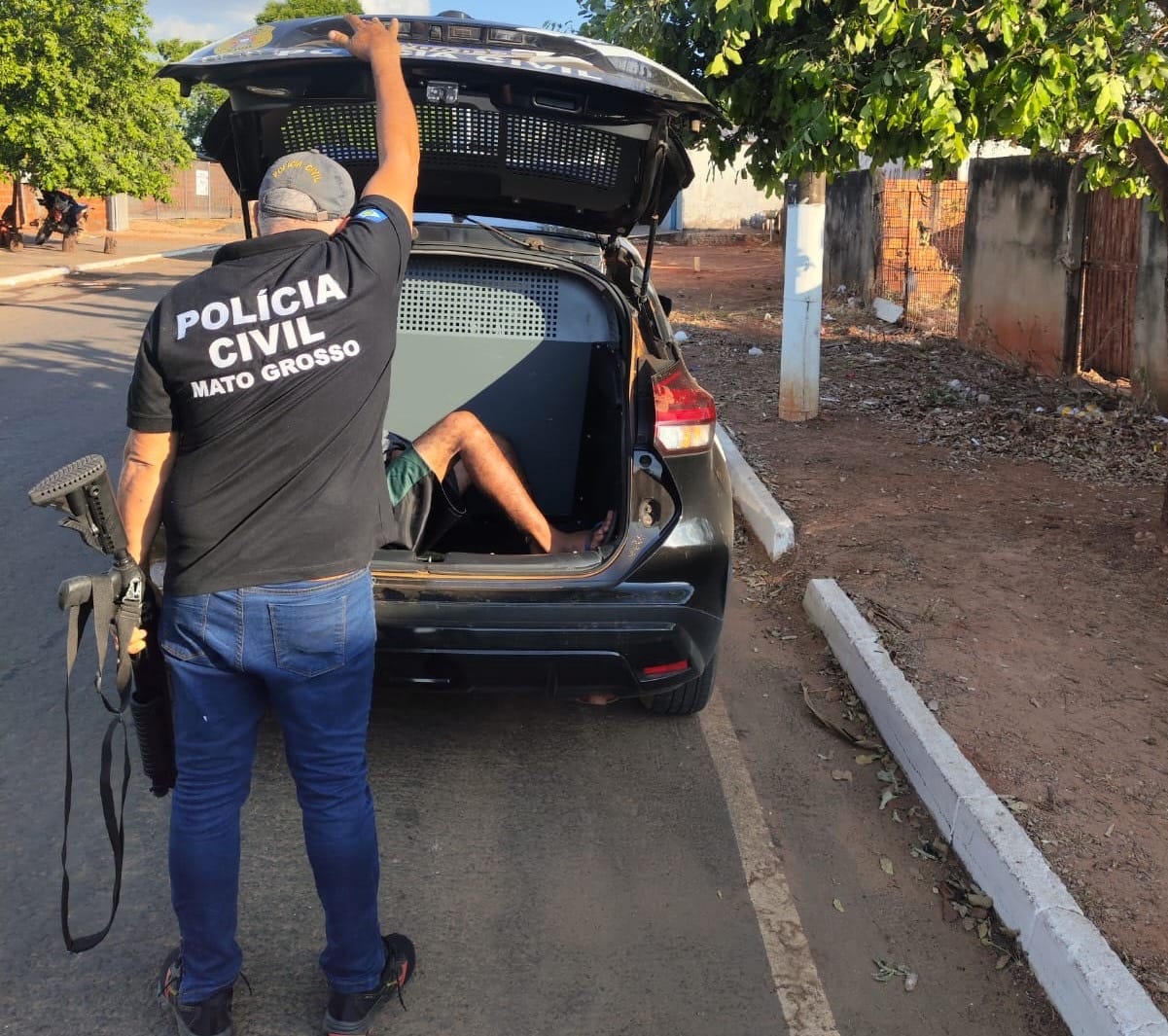 Polícia Civil prende Investigado por morte de homem em Alto Garças