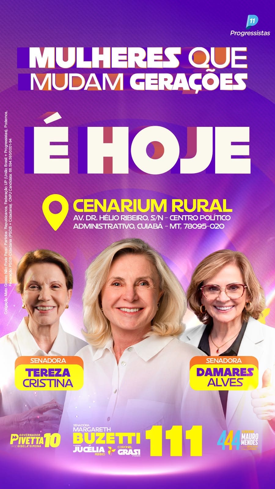 Senadoras se reúnem em Cuiabá para discutir participação feminina na política