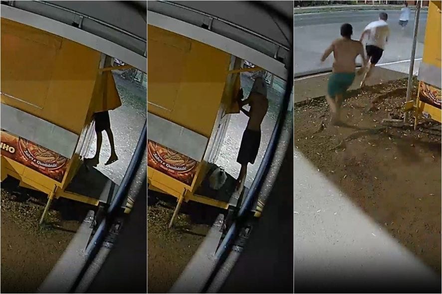 Homem furta trailer em Cuiabá e é detido por populares