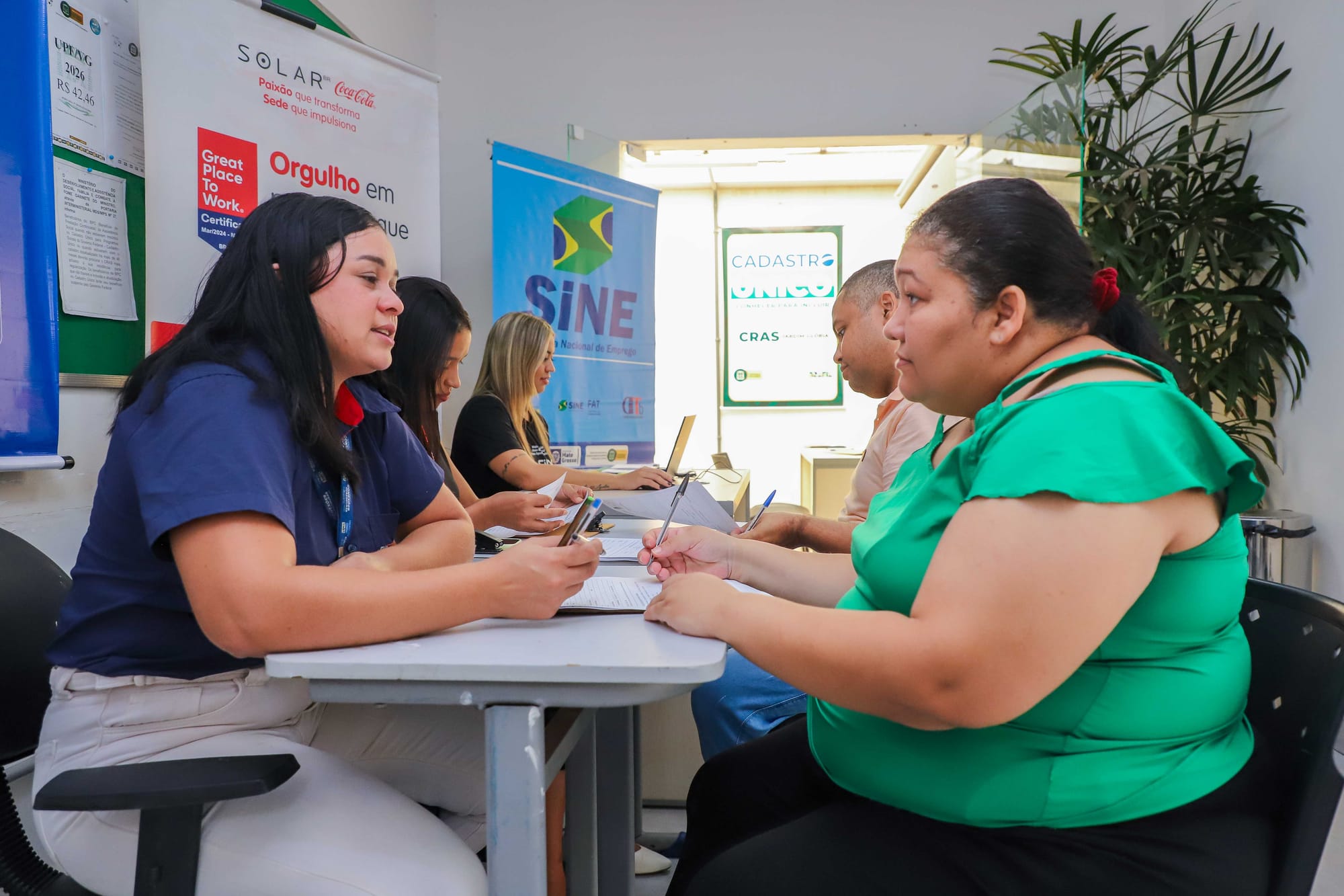 Sine oferece 475 vagas de emprego; 300 para auxiliar de linha de produção