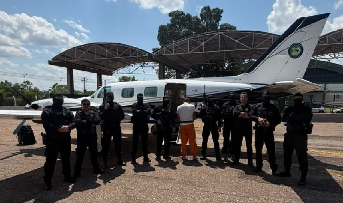 Líder do CV preso no Paraguai é transferido para Mato Grosso
