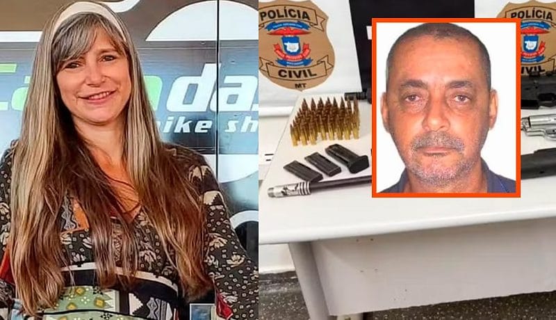 Vídeo mostra agressões de ex-marido contra empresária morta a tiros em Cáceres