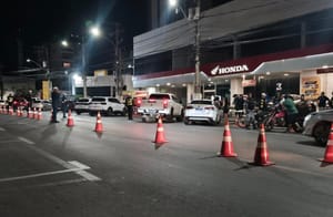 Operação Lei Seca resulta na prisão de três condutores por embriaguez na Isaac Póvoas