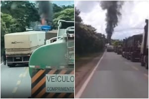 Colisão entre três caminhões na BR-364 deixa um morto e um ferido em Jangada