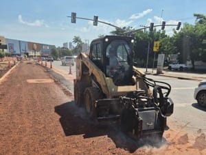 Obras do BRT avançam com cinco frentes de trabalho em andamento