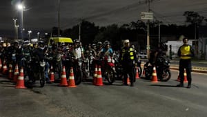 Lei Seca Motos resulta em autuações e apreensão de veículos em Cuiabá