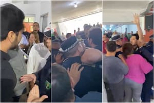 Vereador avança em prefeita e precisa ser contido pela Guarda Municipal