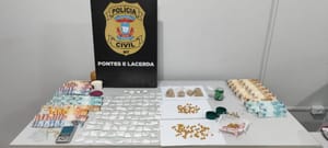 Polícia Civil prende 5 pessoas por tráfico de drogas em Pontes e Lacerda