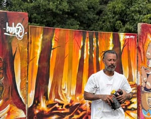 Artista mato-grossense assina identidade visual do Circuito Brasileiro de Skate no Parque Novo Mato Grosso