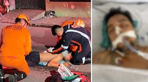 Homem baleado por policial penal segue internado em estado grave no HMC