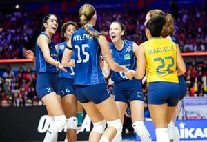 Brasil vence o Japão na Liga das Nações e mantém vice-liderança da competição