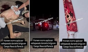 Briga termina com homem morto a facadas e mulher ferida em Campo Novo
