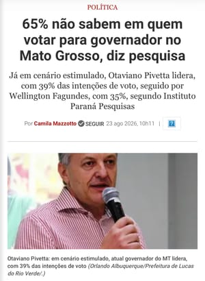 Publicação antecipada e retirada do ar geram estranhezas sobre levantamento do Paraná Pesquisas na Veja