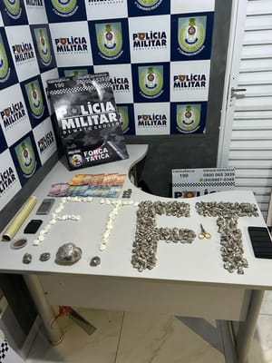 Força Tática apreende adolescente com 383 porções de entorpecentes em Cuiabá