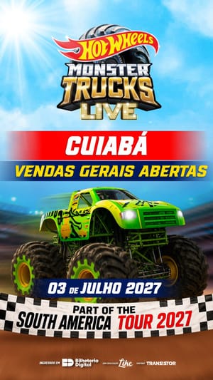 Espetáculo de carros gigantes da Hot Wheels estará em Cuiabá; saiba onde comprar ingressos