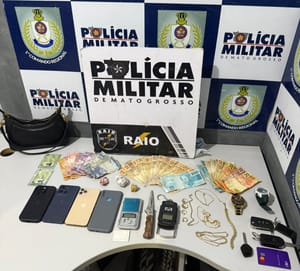 Quadrilha é presa em flagrante suspeita por tráfico de drogas em Cuiabá