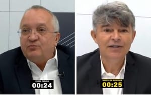 Taques e Medeiros trocam acusações durante debate e retomam polêmica de 2010