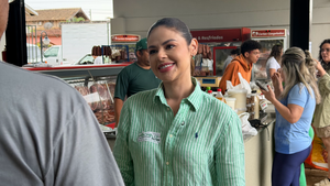 Michelly visita Chapada dos Guimarães e ouve reclamações sobre falta d’água