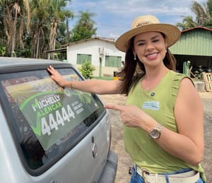 Michelly chega animada à reta final, amplia apoios e aposta em força nas ruas