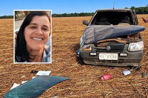 Mulher morre após perder controle de carro e capotar em rodovia de MT