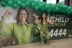 Michelly amplia votação em 161% e é a segunda mulher mais votada na Grande Cuiabá